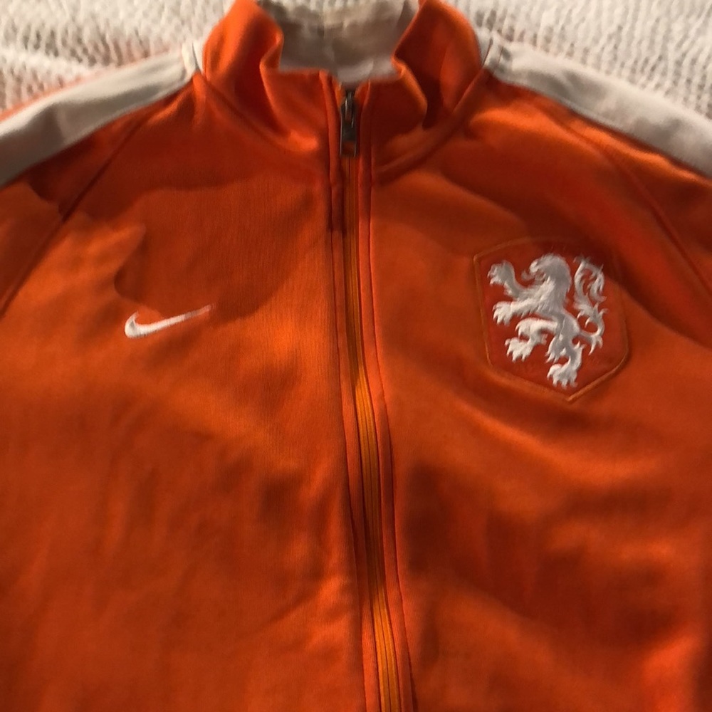 NIKE 2014 Netherlands Track Top Jacket XL Holland Orange